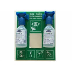 Essafe GE1740-2 Aynalı Kimyasal Göz Solüsyonu İstasyonu