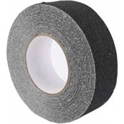 Kaydırmaz Bant Merdiven Zemin Bandı 25mm x 10 Metre - Kaydırmaz güvenlik bandı, 25 mm genişlik × 10 metre rulo. Standart siyah renk. Merdiven basamakları, eğimli zeminler, ıslak alanlar ve kayma riski olan yüzeylere uygulanır. İş yeri güvenlik standardı ekipmanı.