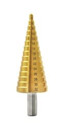 Kademeli Matkap Ucu 4-12 mm Sarı Titanyum Kozalak Panç 1