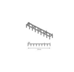 Paspayı Paralel Tip Plastik 30mm 350 Adet 1