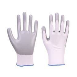 Gri Beyaz Nitril İş Eldiveni Vento V15 12 Adet 1