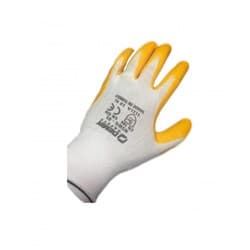 Sarı Nitril İş Eldiveni Demir Safety 10 Adet