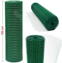 PVC Kaplı Puntalı Tel 6x6 0,90mm 100 Cm 25 Metre 2