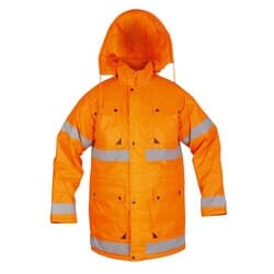 Reflektörlü Turuncu Su Geçirmez Parka M