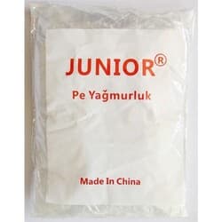 Junior Tek Kullanımlık Yağmurluk Şeffaf 1