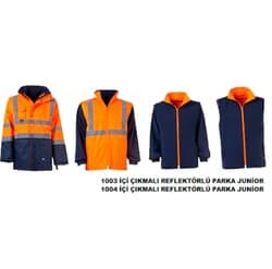 5+1 Reflektörlü Kışlık Parka M 2