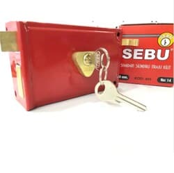 Sebu Standart Silindirli Trajlı Kilit No: 14 70 mm