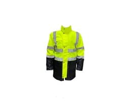 5+1 Reflektörlü Kışlık Parka Mont İçi Çıkmalı Yerli Kaban L Beden 3
