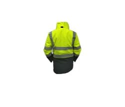5+1 Reflektörlü Kışlık Parka Mont İçi Çıkmalı Yerli Kaban L Beden 4