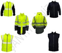 5+1 Reflektörlü Kışlık Parka Mont İçi Çıkmalı Yerli Kaban XXL Beden 2