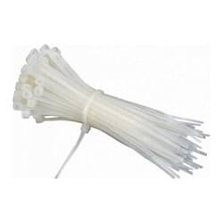Kablo Bağı Cırt Kelepçe Plastik Beyaz 4,8X380 mm 100 Adet