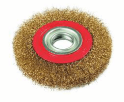 Daire Fırça Saçaklı 150 mm - Orta Sanayi Hassas Disk Yüzey Temizleme 1