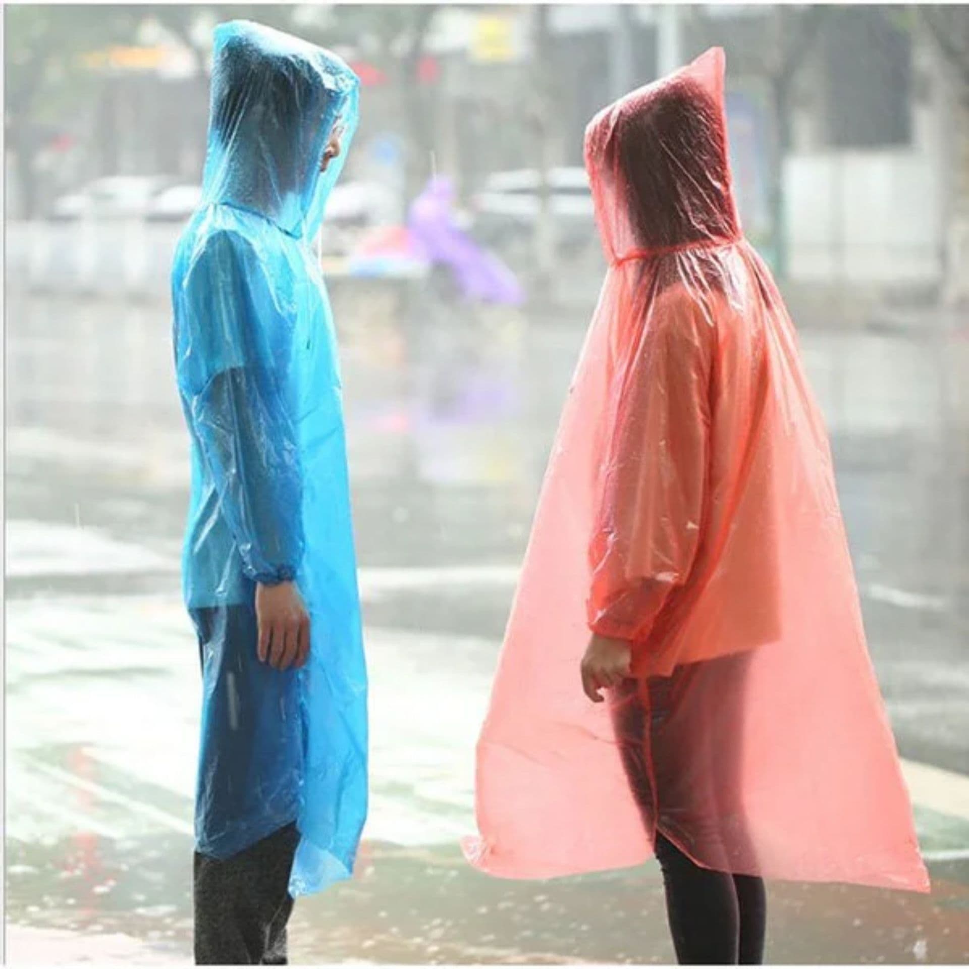 Yağmurluk Tek Kullanımlık Düğmeli Sarı 10 Adet 66x116 cm 54 gr 1
